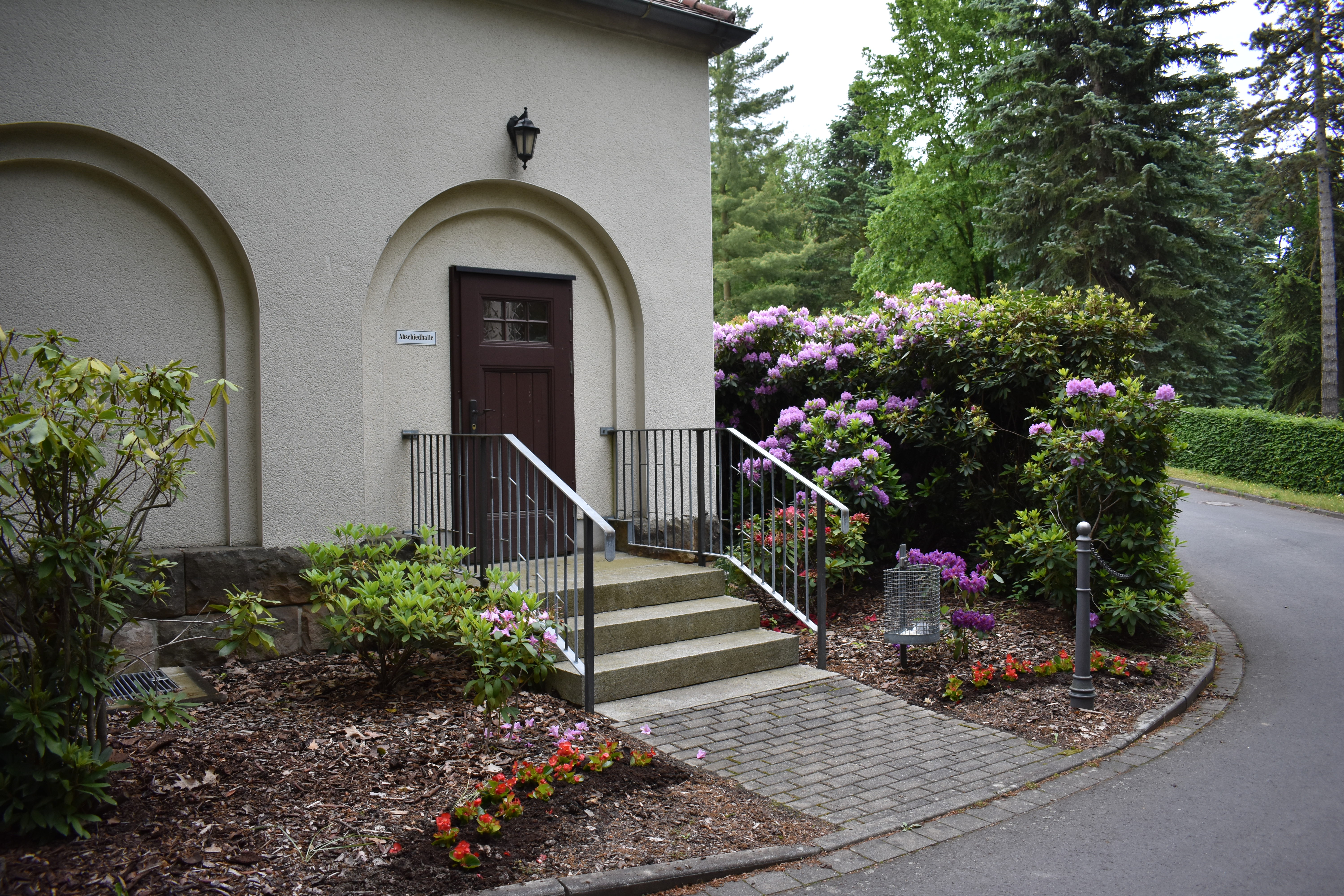Eingang Raum zur Abschiednahme